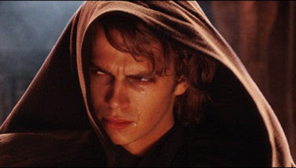 Anakin Skywalker sur Mustafar dans Star Wars III, La revanche des Sith