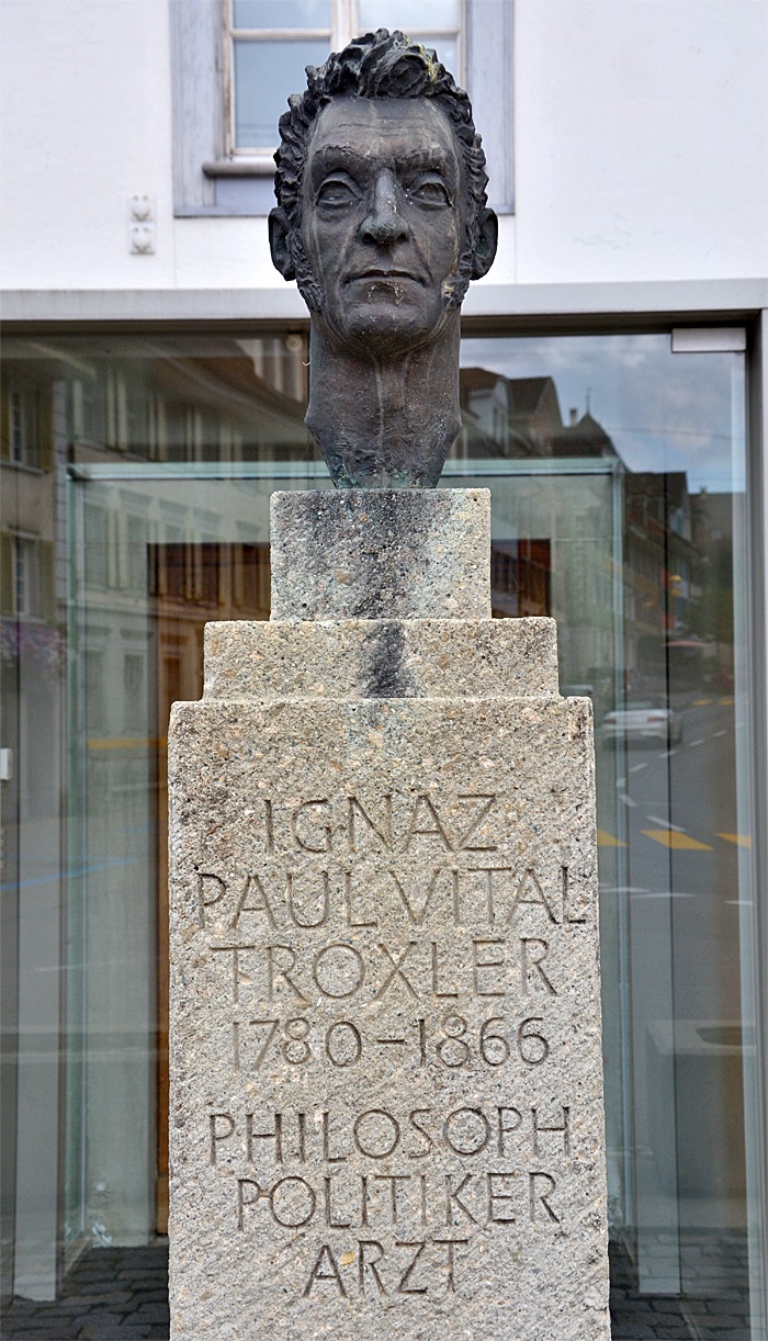 Büste von Troxler im Beromünster.